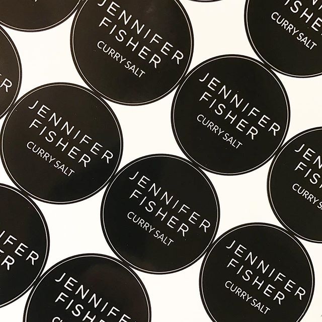 custom sticker printing sample round black labels product branding packaging