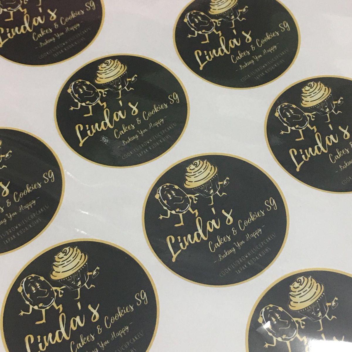 custom sample stickers scratch-proof waterproof uv-resistant vinyl zonefuprint