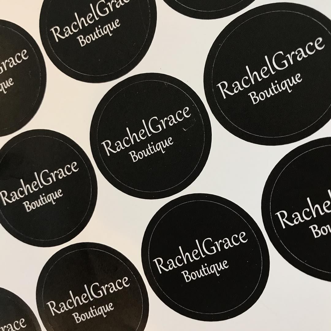 custom design stickers sample your artwork logo personalized branding labels